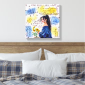 Zelfliefde Canvas Afdruk (Insitu (Slaapkamer))
