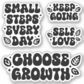 Zelfliefde citaten sticker (Voorkant)