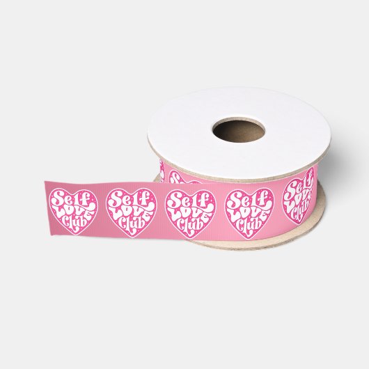 Zelfliefde Club Grosgrain Lint (Spoel)