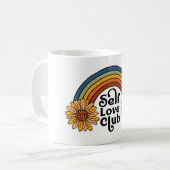 Zelfliefde Club Koffiemok (Voorkant links)