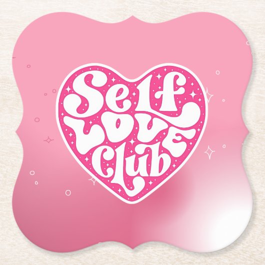 Zelfliefde Club Onderzetter (Voorkant)