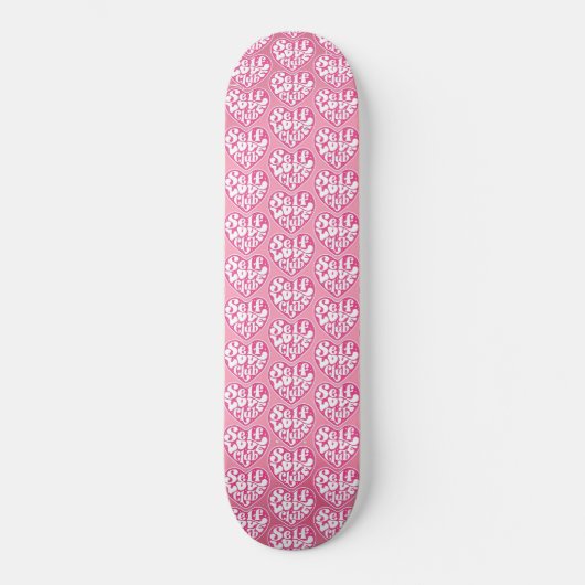 Zelfliefde Club Persoonlijk Skateboard (Voorkant)
