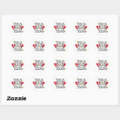 Zelfliefde Club Ronde Sticker (Vel)