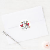 Zelfliefde Club Ronde Sticker (Envelop)