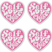 Zelfliefde Club Sticker (Voorkant)