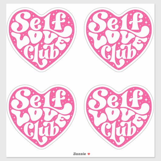 Zelfliefde Club Sticker (Vel)