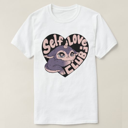 Zelfliefde Club T-shirt (Design voorkant)