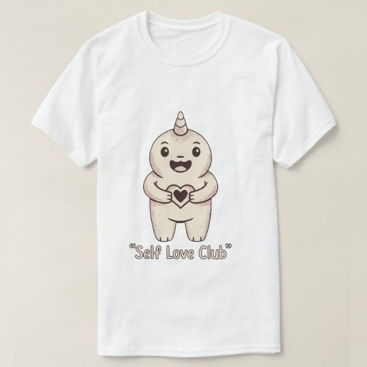 Zelfliefde Club T-shirt (Design voorkant)