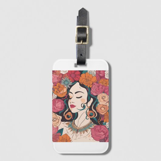 Zelfliefde en empowerment bagagelabel (Voorkant (verticaal))