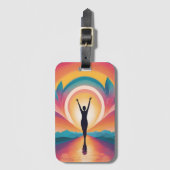 Zelfliefde en empowerment bagagelabel (Voorkant (verticaal))