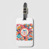 Zelfliefde en empowerment bagagelabel (Voorkant (verticaal))