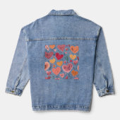 Zelfliefde en empowerment denim jacket (Achterkant)