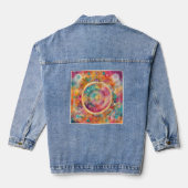 Zelfliefde en empowerment denim jacket (Achterkant)