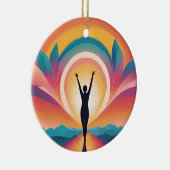 Zelfliefde en empowerment keramisch ornament (Rechts)