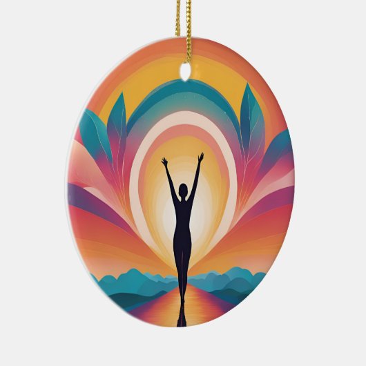 Zelfliefde en empowerment keramisch ornament (Rechts)