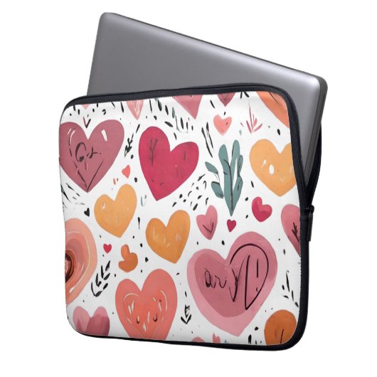 Zelfliefde en empowerment laptop sleeve (Voorkant Links)