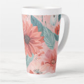 Zelfliefde en empowerment latte mok (Rechterhoek)