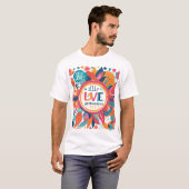 Zelfliefde en empowerment t-shirt (Voorkant volledig)