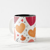 Zelfliefde en empowerment tweekleurige koffiemok (Voorkant links)