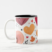 Zelfliefde en empowerment tweekleurige koffiemok (Links)