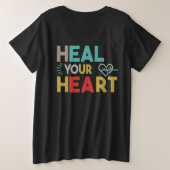 "Zelfliefde en genezing" T-shirt (Design achterkant)