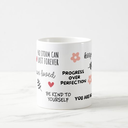 Zelfliefde en inspirerende mok (Center)