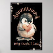 Zelfliefde, en waarom zou het me kunnen schelen, poster (Voorkant)