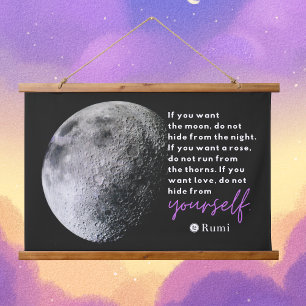 Zelfliefde en Zelfacceptatie Inspirerend Quote Hangend Wandkleed