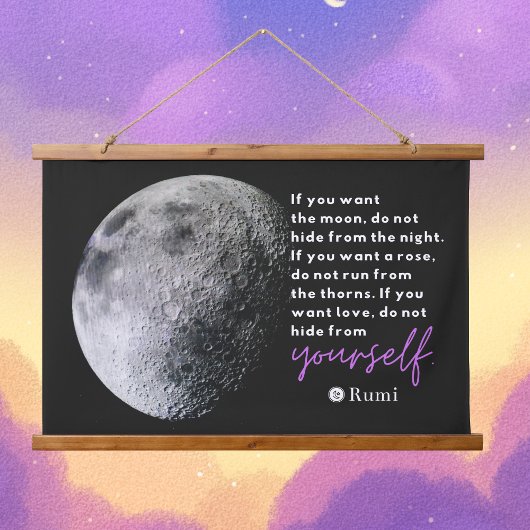 Zelfliefde en Zelfacceptatie Inspirerend Quote Hangend Wandkleed