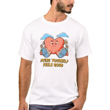 Zelfliefde Hart T-shirt | Van jezelf houden 