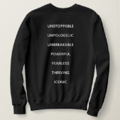 Zelfliefde Hoodie Trui (Design achterkant)