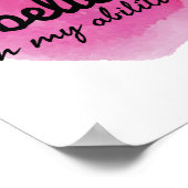 zelfliefde inspirerend woorden voor levensacceptat poster (Hoek)