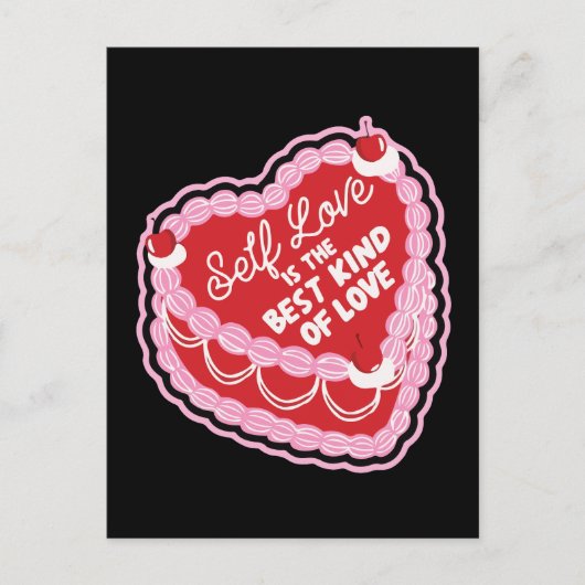 Zelfliefde is de beste vorm van liefde esthetische briefkaart (Voorkant)