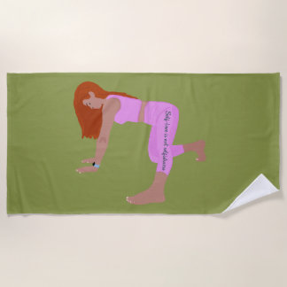 Zelfliefde is geen egoïsme, motivatie citaat strandlaken