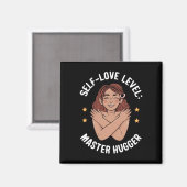 Zelfliefde Level Master Hugger Sticker Magneet (Voorkant / Achterkant)
