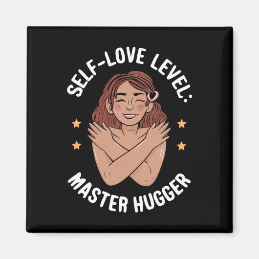 Zelfliefde Level Master Hugger Sticker Magneet (Voorkant)