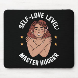 Zelfliefde Level Master Hugger Sticker Muismat
