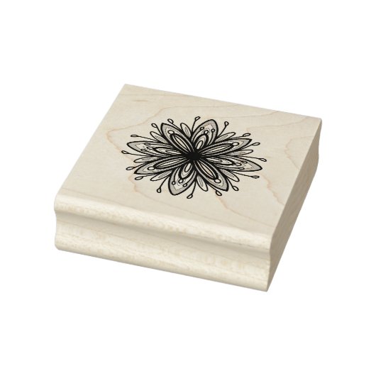 Zelfliefde Mandala Floral Rubberstempel (Stempel)