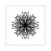Zelfliefde Mandala Floral Rubberstempel (Afrduk)
