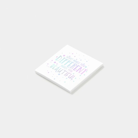 Zelfliefde Mantra Post-It Notes (Schuin)