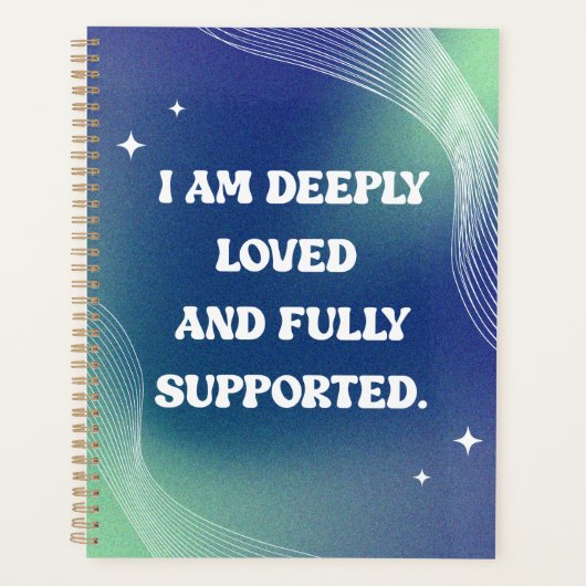 Zelfliefde, Motiverende, Inspirerende Spreuk Planner (Voorkant)