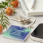 Zelfliefde, Motiverende, Inspirerende Spreuk Sleutelhanger (Voorkant Rechts)