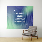 Zelfliefde, Motiverende, Inspirerende Spreuk Wandkleed (In Situ (horizontaal))