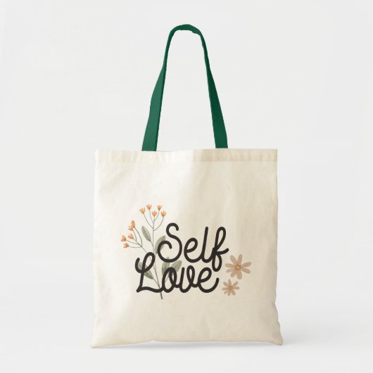 Zelfliefde Positieve Citaat Tote Bag (Voorkant)