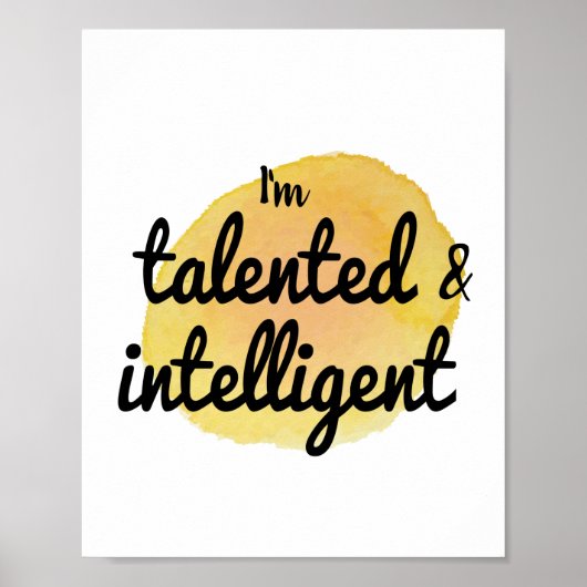 zelfliefde positieve uitingen voor zelfzorg poster (Voorkant)