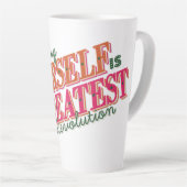 Zelfliefde quotes latte mok (Rechterhoek)