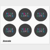 Zelfliefde Ronde Sticker (Vel)