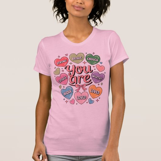 Zelfliefde Valentijn T-shirt (Voorkant)