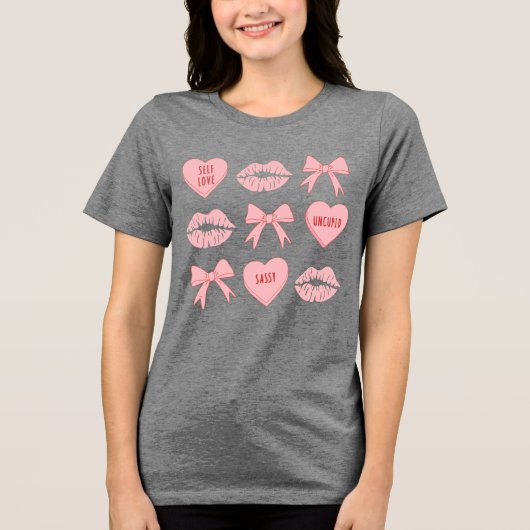 Zelfliefde Valentijn's Day T-shirt (Voorkant)