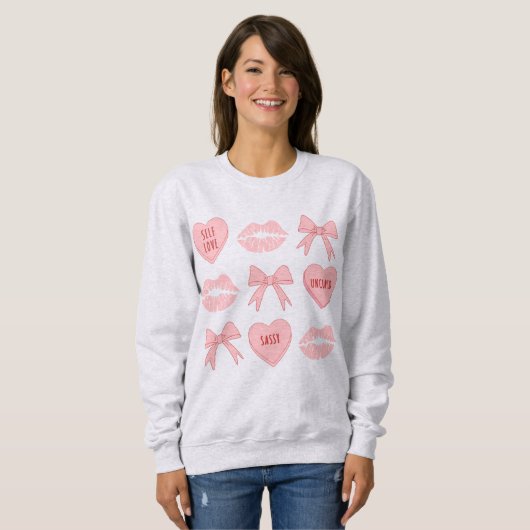 Zelfliefde Valentijn's Day T-shirt (Voorkant volledig)